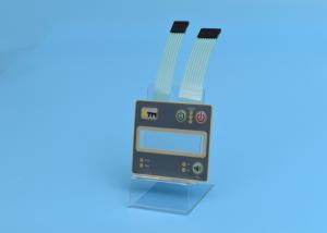 Translucent Led Tactile Membrane Touch Switch With  Double Circuit