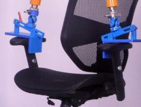 BIFMA X5.1 Chair Armrest Testing Machine with PLC Control 650-780mm Armrest Height and 18 Months Warranty