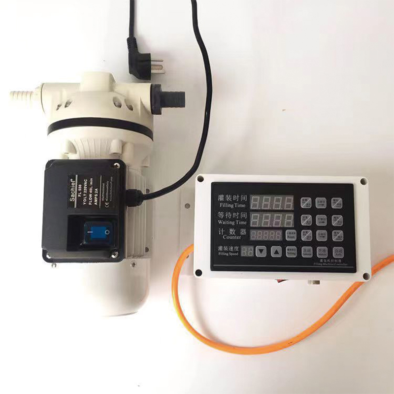Restaurant Small Single Head Magnetic Pump Filling Machine with Motor Core Components