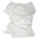 Cut reused Rags Textile Cloth Fabric 100%Cotton White Tshirt Rags Standard White