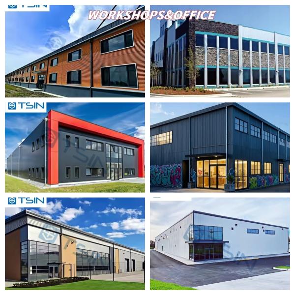 2000m2 Steel Structure Workshop High Capacity For Storage And Manufacturer