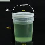 Round 20L Tap 5 Gallon Multi-Functional Coaches Bucket Cooling Kegs Stripe
