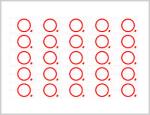 TK4100 LF Rfid Adhesive Labels , Flexible Rfid Label Roll Clean Surface