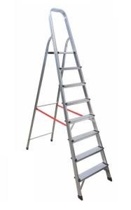 Wholesale Foldable Aluminum Step Ladder Easily Carried 8 Steps Space Saving from china suppliers