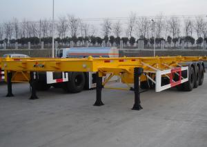 Wholesale 40t Capacity 3drum Alxes 48ft Low Clearance Skeleton Semi Container Truck Trailer from china suppliers