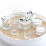 Customized Luxury Empty Glass Candle Jars For Candle Making