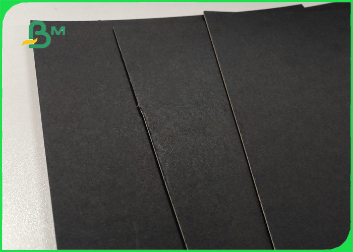 1mm 2mm Single Black Coated Cardboard Sheets For Gift Boxes Good Stiffness