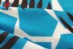 Swinsuit Polyester Spandex Fabric For Underwear , Printed 85 Polyester 15
