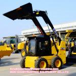 60kw Road Construction Vehicles XCMG Skid Steer Wheel Loader XT760 With Shovel