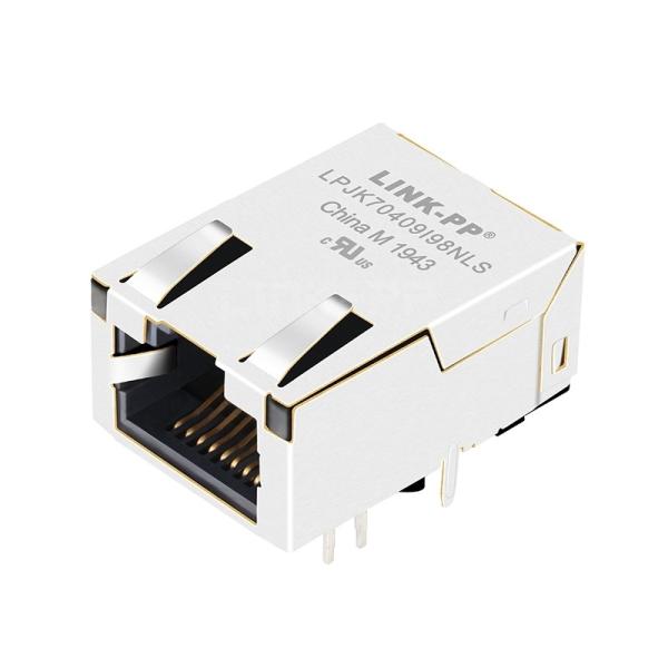Belfuse L830-1J1C-47 Compatible LPJK70409I98NLS Tab Up Low Profile RJ45 jack 100