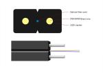 2 Core FTTH Drop Cable G657A Singlemode Steel Strength Member With LSZH Jacket