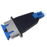Miniature Hybrid Fiber Optic Adapter for LC Male to SC Female 0.3dB Insertion