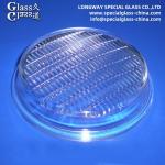 Molded Borosilicate Glass Lamp Lens Cover Swimming Pool Light Cover Lens