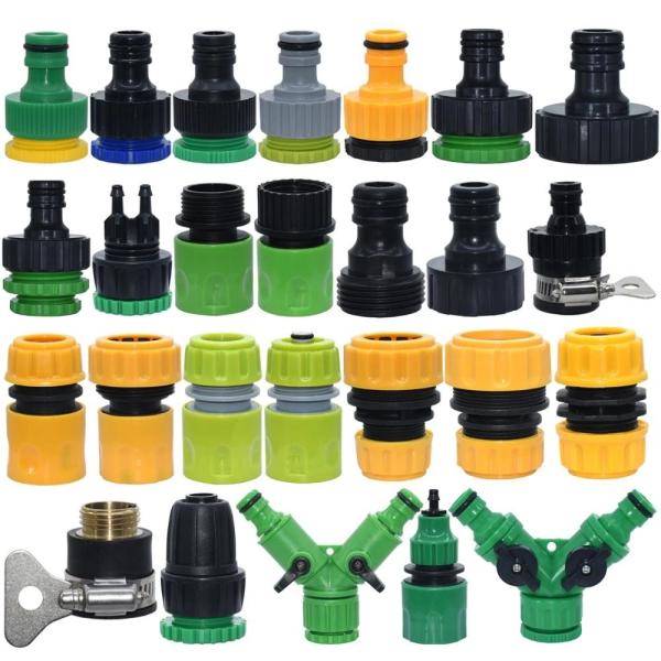 Garden Water Hose Tap Connector Plastic Quick Hose Adaptor Accessories 1/2 inch