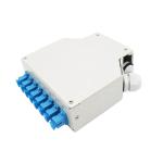 8 Port Din Rail Mounted Fiber Optic Din Rail Terminal Box With Sc/Upc Adapter