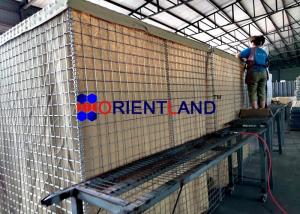 China Geo Textile Lined Welded Mesh Barrier Coated To ASTM A 856 Conform To BS EN 10218-2:2012 on sale
