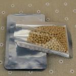 Flat Unprinted Aluminum Foil Pouch Packaging For Chia Flour / Seeds Packaging