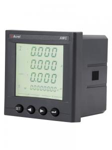China Acrel AMC72L-E4/KC multi circuit energy meter with ct 3 phase meter for pannel box lcd display on sale