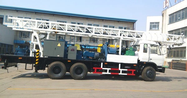 Truck Mounted Water Borehole Drilling Machine For 300m Well Drilling Projects