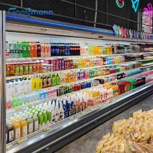 Wholesale Single Temperature Open Front Display Fridge , Vertical Display Case Refrigerator from china suppliers