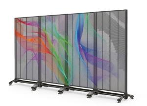 Wholesale P5.2mm Transparent LED Display Advertising Panel 3500nits Led Poster Screen from china suppliers