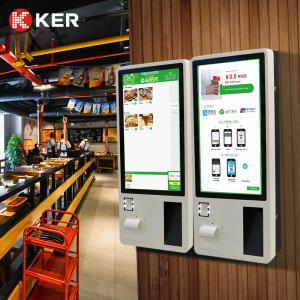 China Wall Mount KER 21.5 24 Inch Self Service Ordering Kiosk on sale