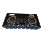 FTTH ODF Wall Mount 48 Fibers Fiber Optic Patch Panel With LC Duplex Coupler