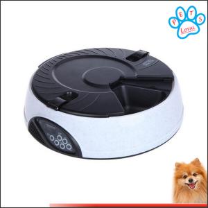 China 6 Meal LCD Digital elevated dog feeder Meal Dispenser Bowls with Recorder China factory on sale