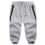 Midweight Plus Men Mesh Shorts Worsted Breathable Knitted Outdoor Men'S Pants
