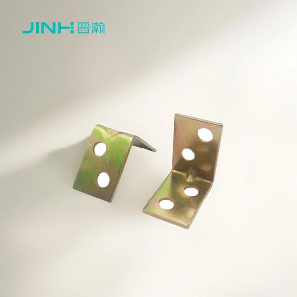 Furniture Fitting 10x19.5mm Metal L-brackets Durable and Sturdy for Flat-Packed