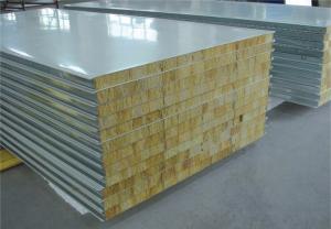 Wholesale Fire Proof Rock Wool Galvanised Steel Roofing Sheets Environment Friendly from china suppliers