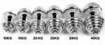 10kg 20kg 30kg cast iron solid adjustbale chromed dumbbell for weight sales