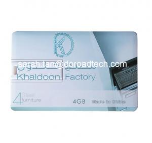 China Custom Gift Card USB Flash Drive 128MB - 32GB on sale
