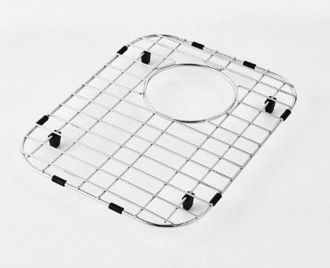 Rectangular Stainless Steel Bottom Wire Sink Grid Chrome Kitchen Organizer Protector