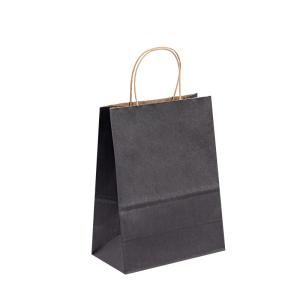 Wholesale Wholesale Paper T Shirt Bags Custom Printed Black Paper Gift Bags With Handles from china suppliers