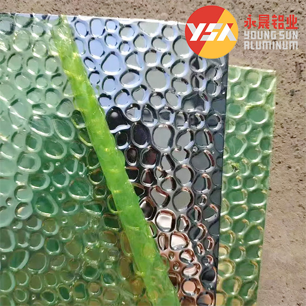 Embossed Surface Treatment Aluminum Sheet Slit Edge Punching For Decoration