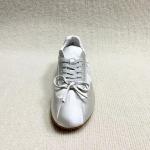 Women comfort silk shoes with cotton make silver color and low-cut