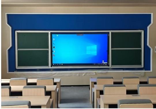 Intelligent Blackboard 86 98 Inch Large Display Android OPS Camera Mic Dual
