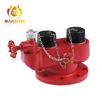 Fire Fighting Equipment 2 X 2.5" BS336 2 Ways 4" Breeching Inlet Water Divider