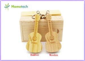 Wholesale Guitar Wooden USB Flash Drive 2.0 Pen Drive Memory Stick USB Stick , Flash Pen Drive Memory from china suppliers