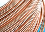 Round Copper Coated Bundy Tube 8mm X 0.5 mm , 25% Elongation
