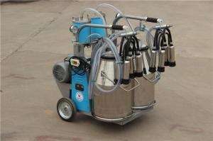 Wholesale 9JYT-8 Twin Buckets and Piston Pump Electric motor-driven mobile cow milking machine from china suppliers