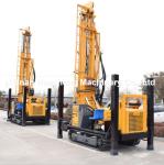 400m Depth Steel Crawler Mounted Water Well Drilling Machine 92KW Yuchai Engine