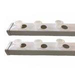 100mm*50mm Eco-friendly Plastic Tube for Hydroponic Vegetable Cultivation in
