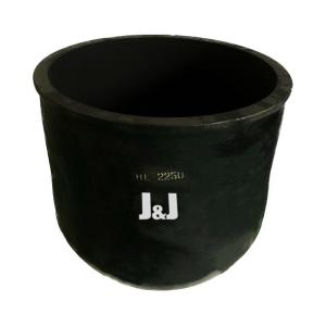 Wholesale Circular Type Silicon Carbide Graphite Crucible For Metal Melting Corrosion Resistance from china suppliers
