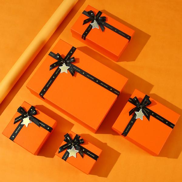 Large Capacity Gift Wrapping Boxes Top Bottom Lids Logo Custom Gift Wrapping Boxes