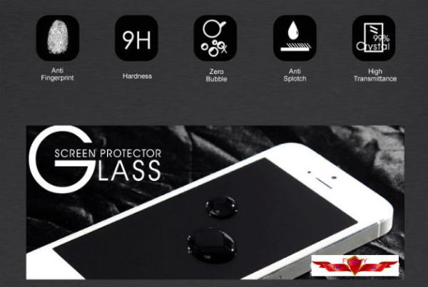 wholesale 0.33MM Right Angle Japanese Tempered glass screen protector for iphone
