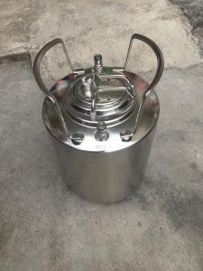 10L ball lock keg with pressure relief valve lids for home brew use