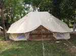 100% Cotton Canvas Fire Retardant Tarpaulin Outdoor Camping Bell Tents