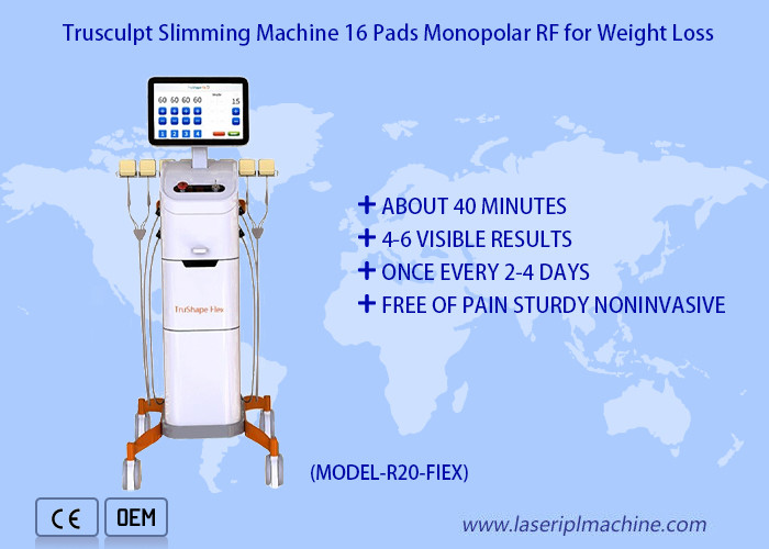 Non invasive RF Trusculpt Face Lifting Fat Burning Body Slimming Machine